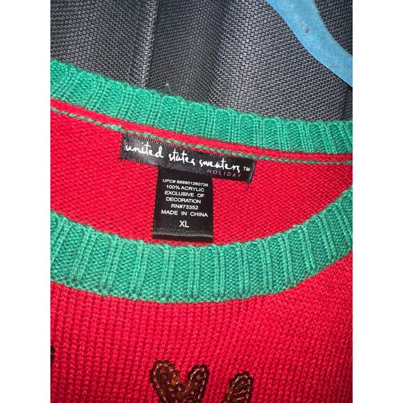 Ugly Christmas Sweater Xmas Size XL - Picture 2 of 3